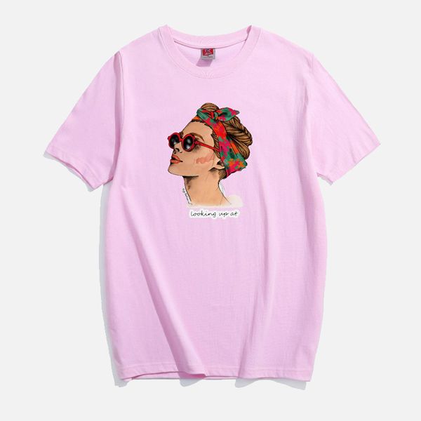 cotton o-neck short sleeve women's t-shirt character print summer loose t-shirts 2019 spring fashion casual tee shirts women, White
cotton o-neck short sleeve women's t-shirt character print summer loose t-shirts 2019 spring fashion casual tee shirts women, White