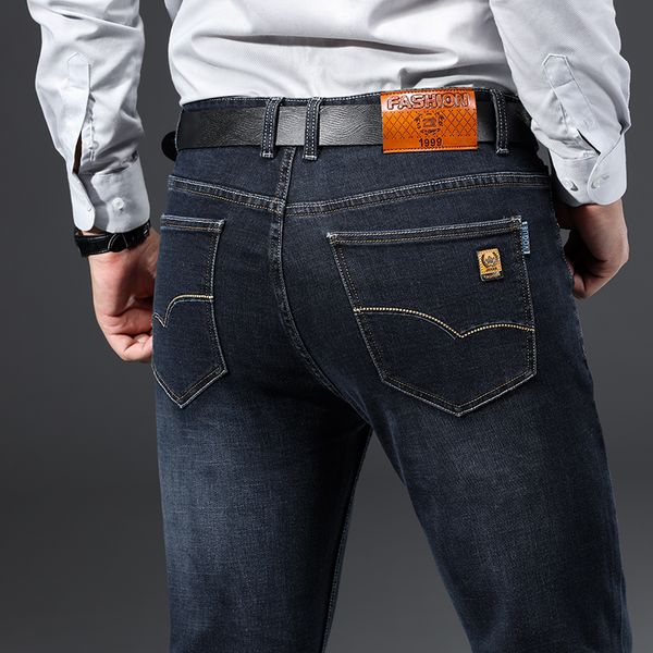 2020 new autumn winter new men's straight casual jeans fashion denim trousers male pant black gray plus big size 28-42, Blue
2020 new autumn winter new men's straight casual jeans fashion denim trousers male pant black gray plus big size 28-42, Blue