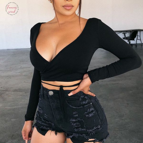 white t shirt women clothes 2019 long sleeve crop v neck black t shirts for women summer solid belly shirt
white t shirt women clothes 2019 long sleeve crop v neck black t shirts for women summer solid belly shirt