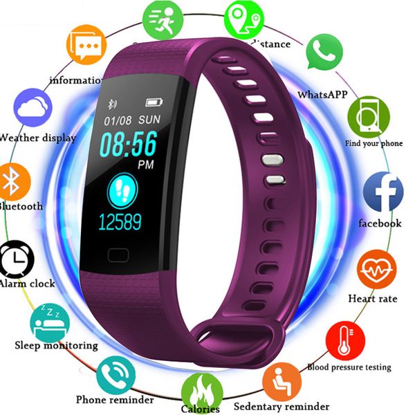 tolasi women men smart wrist band bluetooth heart rate blood pressure pedometer clock led sport bracelet watch for android ios, Slivery;brown
tolasi women men smart wrist band bluetooth heart rate blood pressure pedometer clock led sport bracelet watch for android ios, Slivery;brown