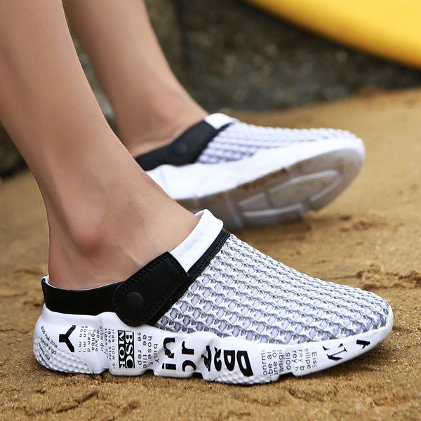 yeinshaars summer mesh shoes men sandals beach slippers male sneaker man zuecos sandalias zapatos hombre, Black
yeinshaars summer mesh shoes men sandals beach slippers male sneaker man zuecos sandalias zapatos hombre, Black