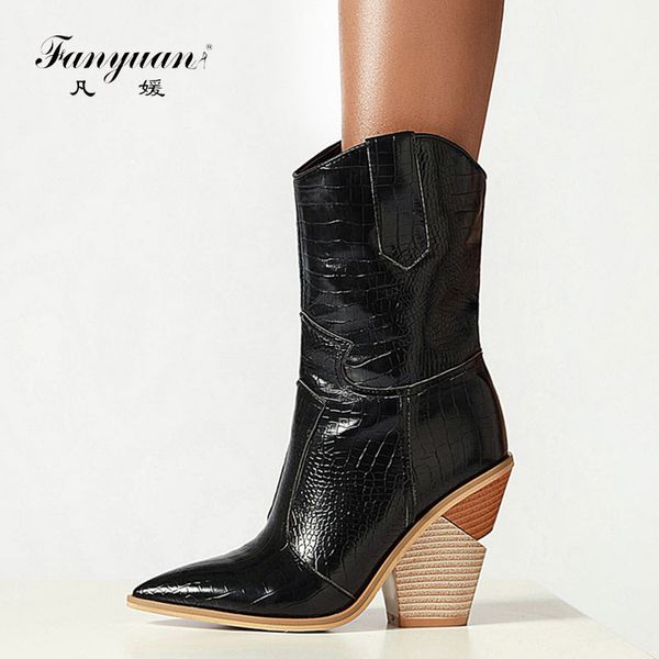 fanyuan dropship plus size 34-48 winter ankle boots ladies warm fur western boots women 2020 high heels shoes woman, Black
fanyuan dropship plus size 34-48 winter ankle boots ladies warm fur western boots women 2020 high heels shoes woman, Black