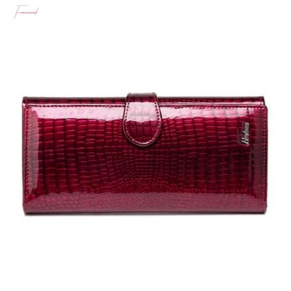 2019 brand name genuine patent leather wallet for women gent patent leather purses ing, Red;black
2019 brand name genuine patent leather wallet for women gent patent leather purses ing, Red;black