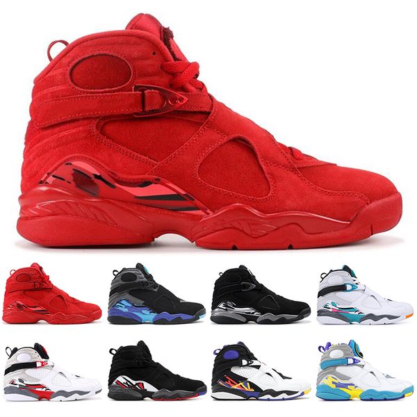 ale basketball shoes 8s for mens valentines day white aqua south beach chrome aqua countdown pack playoff mens sports sneakers size 7-13, White;red
ale basketball shoes 8s for mens valentines day white aqua south beach chrome aqua countdown pack playoff mens sports sneakers size 7-13, White;red