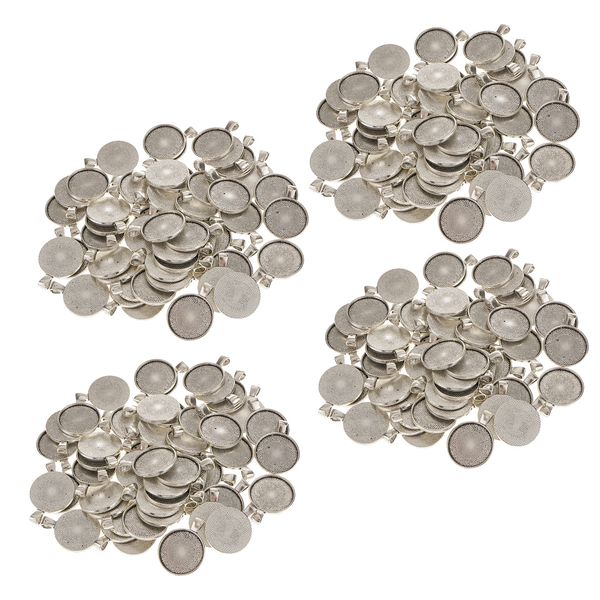 200 piece black round bezel tray base 25mm cabochon necklace pendants silver
200 piece black round bezel tray base 25mm cabochon necklace pendants silver