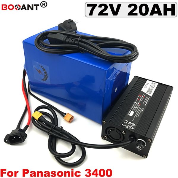 Image of Free Shipping 72V 20Ah E-bike Lithium Battery 72V Electric bike battery for Bafang BBSHD 1500W 3000W Motor with 5A Charger