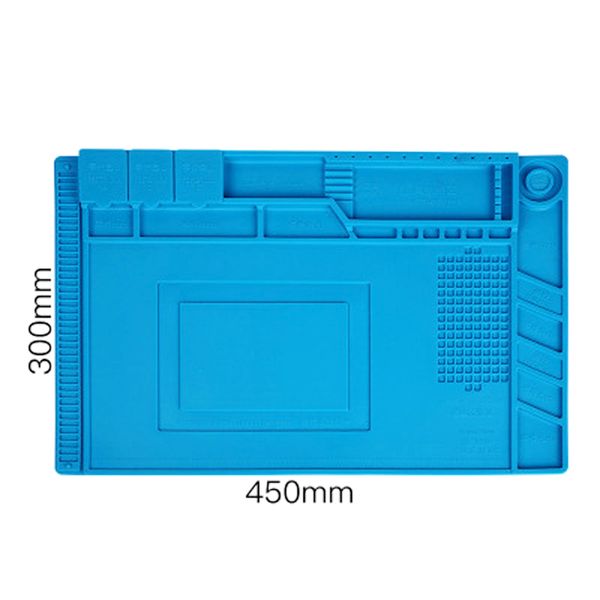 kaisi s-160 45*30cm with magnetic section maintenance soldering repair heat insulation pad silicon working pad desk mat platform
kaisi s-160 45*30cm with magnetic section maintenance soldering repair heat insulation pad silicon working pad desk mat platform