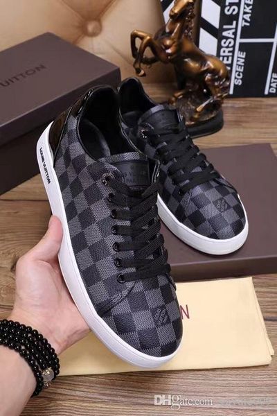 a6 with box new men shoes fashion sneakers casual shoes leather sport classic flats size 38-46, Black
a6 with box new men shoes fashion sneakers casual shoes leather sport classic flats size 38-46, Black