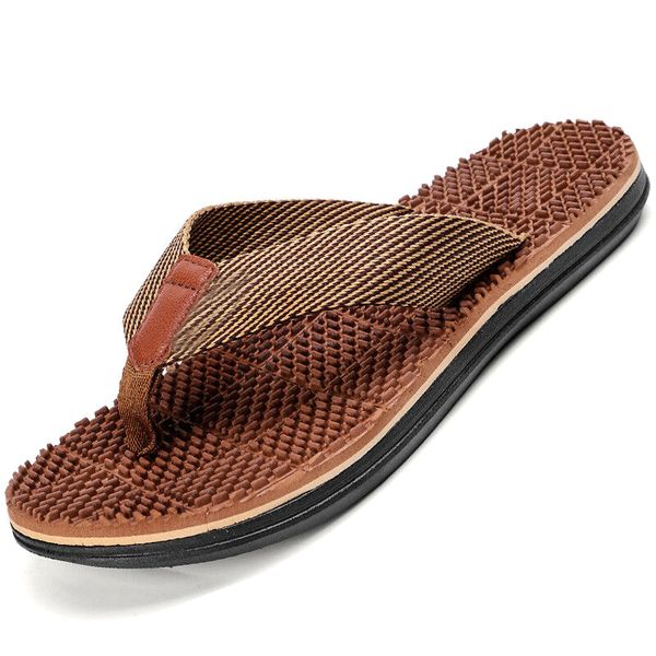 men fashion flip flops massage slippers stripe textile strap anti-slip shoes 2019 new summer beach comfortable slippers male, Black
men fashion flip flops massage slippers stripe textile strap anti-slip shoes 2019 new summer beach comfortable slippers male, Black