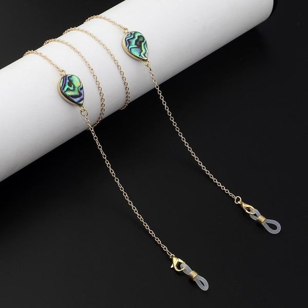 boho geometric handmade womens water drop abalone shell sunglasses chain reading glasses hanging neck chain lanyard strap 70cm, Silver
boho geometric handmade womens water drop abalone shell sunglasses chain reading glasses hanging neck chain lanyard strap 70cm, Silver
