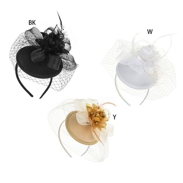 women fascinator party veil feather hairclip hat mesh net bowknot wedding hairband girls hair accessories
women fascinator party veil feather hairclip hat mesh net bowknot wedding hairband girls hair accessories