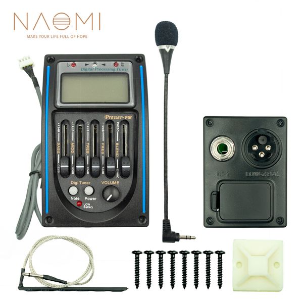 naomi 5 band acoustic guitar eq preamp prener-pm 5-band eq equalizer pickup tuner lcd w/ microphone
naomi 5 band acoustic guitar eq preamp prener-pm 5-band eq equalizer pickup tuner lcd w/ microphone