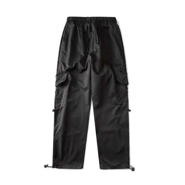 new tooling sports pants men's street feet loose casual trousers, Black
new tooling sports pants men's street feet loose casual trousers, Black