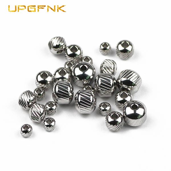 upgfnk 3/4/6/8mm tire stainless steel beads round metal spacer loose beads for jewelry making bracelet necklace diy accessories
upgfnk 3/4/6/8mm tire stainless steel beads round metal spacer loose beads for jewelry making bracelet necklace diy accessories