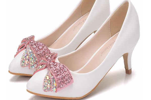 women's shoes in spring and autumn high fine heel pointed end bowknot water drill@qwe343, Black
women's shoes in spring and autumn high fine heel pointed end bowknot water drill@qwe343, Black