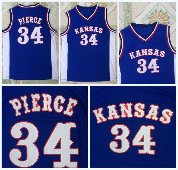 ncaa kansas jayhawks 34 paul pierce 22 joel embiid basketball jerseys white blue college shirts stitched patches embroidered, Black
ncaa kansas jayhawks 34 paul pierce 22 joel embiid basketball jerseys white blue college shirts stitched patches embroidered, Black