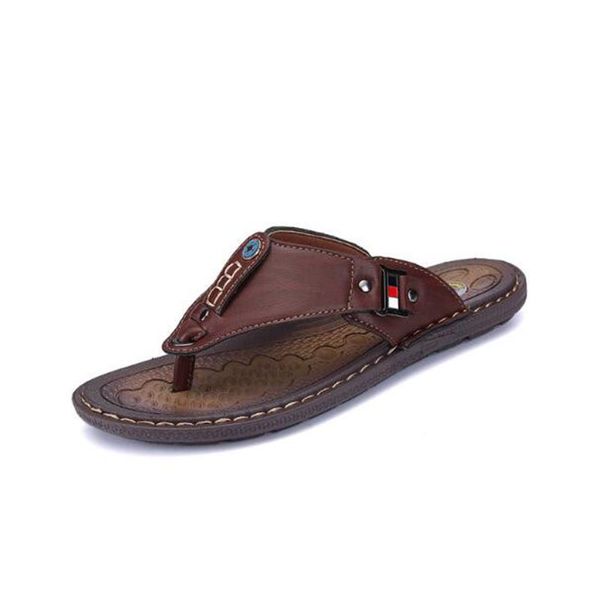 2019 summer new pu flat bottom outdoor beach shoes solid color wear-resistant men's clip toe slippers, Black
2019 summer new pu flat bottom outdoor beach shoes solid color wear-resistant men's clip toe slippers, Black