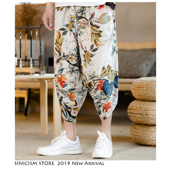 sinicism store men streetwear harem pants 2019 mens floral hip hop joggers pants male vintage cotton linen sweat fashions, Black
sinicism store men streetwear harem pants 2019 mens floral hip hop joggers pants male vintage cotton linen sweat fashions, Black
