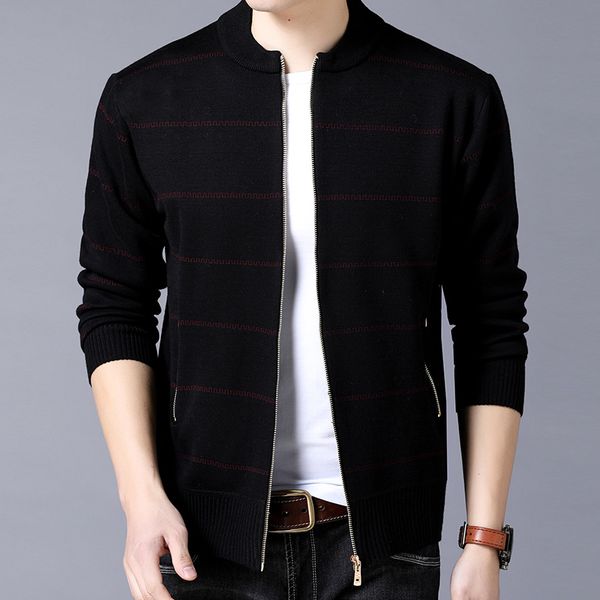 2019 new fashion brand-clothing jacket men casual contrast color mens coats mandarin collar zipper striped jackets for men, Black;brown
2019 new fashion brand-clothing jacket men casual contrast color mens coats mandarin collar zipper striped jackets for men, Black;brown