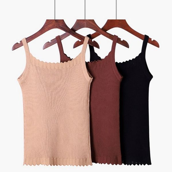 summer women tank sleeveless knitted fashion vest cozy female tee tiered shirt, White
summer women tank sleeveless knitted fashion vest cozy female tee tiered shirt, White