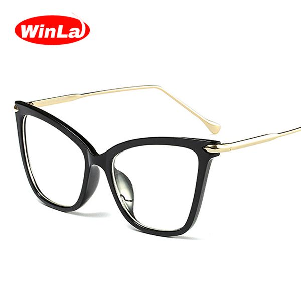winla fashion design women plain glasses classic vintage frame cat eye style clear lens alloy legs reading glasses female wl1146, Black
winla fashion design women plain glasses classic vintage frame cat eye style clear lens alloy legs reading glasses female wl1146, Black