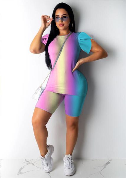 women 2 piece shorts set ladies short sleeves t-shirt shorts tracksuit tie-dye design outfit sportswear summer casual clothing d52203ly, White
women 2 piece shorts set ladies short sleeves t-shirt shorts tracksuit tie-dye design outfit sportswear summer casual clothing d52203ly, White