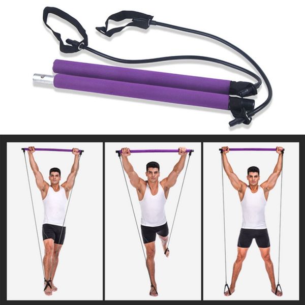 women portable elastic 2 foot loops lightweight trainer yoga pilates bar gym stick total body workout yoga fitness stretch stick
women portable elastic 2 foot loops lightweight trainer yoga pilates bar gym stick total body workout yoga fitness stretch stick