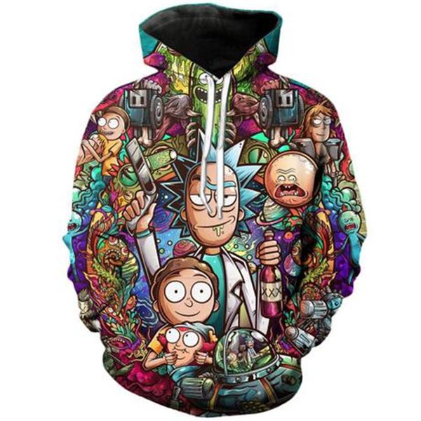new fashion 3d hoodies cartoon rick and morty rm print men women hooded sweatshirt pullovers plus size, Black
new fashion 3d hoodies cartoon rick and morty rm print men women hooded sweatshirt pullovers plus size, Black