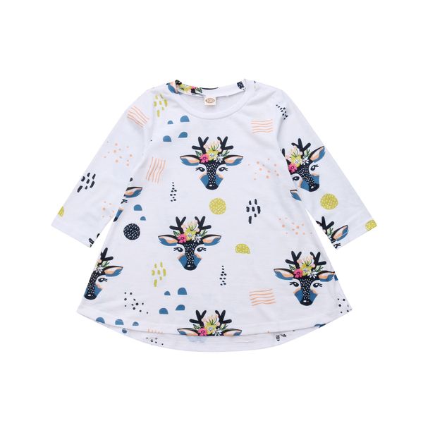 toddler kids baby girls christmas deer flowers cotton long sleeve mini dress casual clothes, Red;yellow
toddler kids baby girls christmas deer flowers cotton long sleeve mini dress casual clothes, Red;yellow