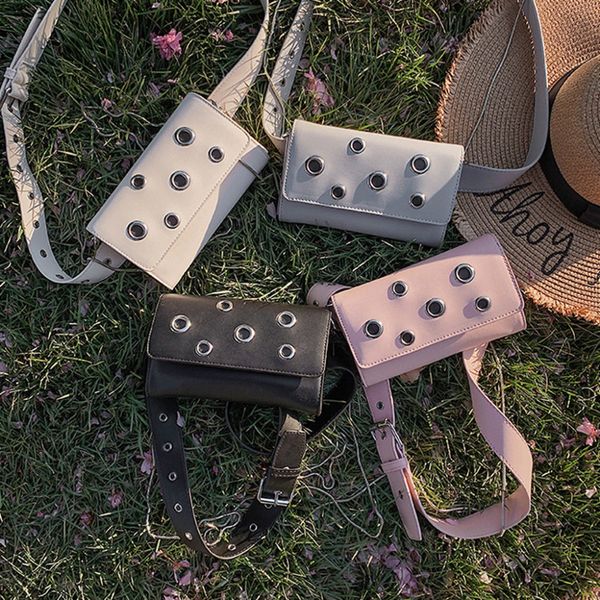 pu lether belt bag girls simple fanny pack bag belt metal circles solid waist pack chest trendy kidney waist nerka
pu lether belt bag girls simple fanny pack bag belt metal circles solid waist pack chest trendy kidney waist nerka