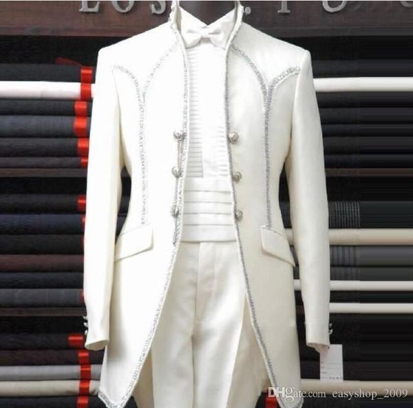 2018 white man suits shawl lapel three button bow tie groomsman tuxedos men wedding suits beautiful groom suit, White;black
2018 white man suits shawl lapel three button bow tie groomsman tuxedos men wedding suits beautiful groom suit, White;black