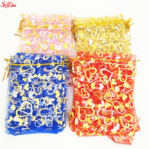50pcs organza bag heart-shaped pattern wedding candy gift pouch bronzing party package bags 7x9 9x12 11x16 13x18 15x20 20x30 8z
50pcs organza bag heart-shaped pattern wedding candy gift pouch bronzing party package bags 7x9 9x12 11x16 13x18 15x20 20x30 8z