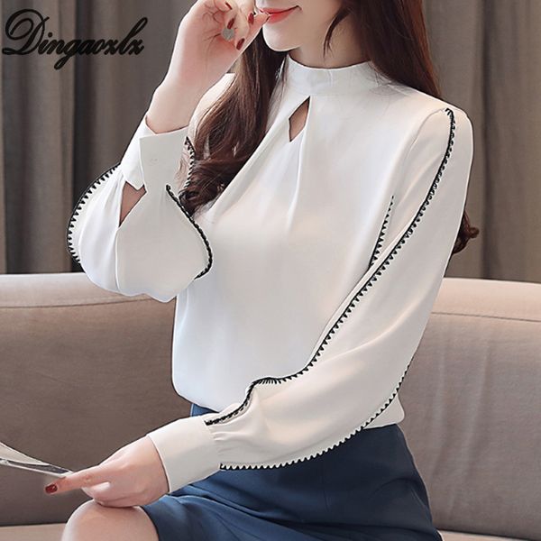 dingaozlz new women clothes solid color chiffon blouse lantern sleeve white shirt office lady shirt
dingaozlz new women clothes solid color chiffon blouse lantern sleeve white shirt office lady shirt