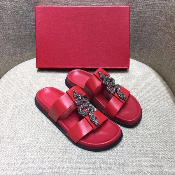2020 new spring/summer shoes women slippers genuine cow leather metal decor crystal women slippers zapatos de mujer, Black
2020 new spring/summer shoes women slippers genuine cow leather metal decor crystal women slippers zapatos de mujer, Black