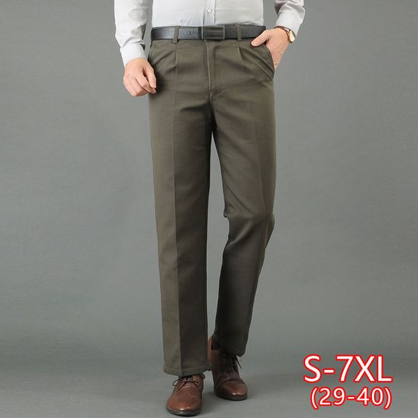 men's pants men casual straight pant spring and summer fashion slim trousers business long formal plus size 40, Black
men's pants men casual straight pant spring and summer fashion slim trousers business long formal plus size 40, Black
