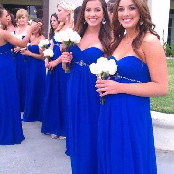 royal blue chiffon bridesmaid dresses sweetheart crystal beaded ruched backless pleated formal party prom dress gowns for junior women, White;pink
royal blue chiffon bridesmaid dresses sweetheart crystal beaded ruched backless pleated formal party prom dress gowns for junior women, White;pink