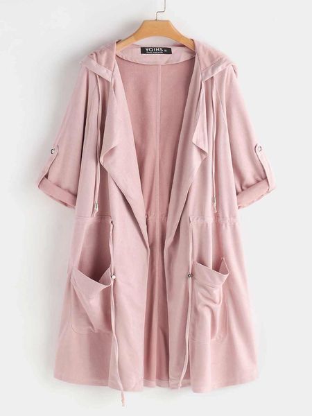 yonis 2019 autumn winter women trench coats mid-long jackets button suede lapel collar long sleeve side pockets oversized 2xl, Tan;black
yonis 2019 autumn winter women trench coats mid-long jackets button suede lapel collar long sleeve side pockets oversized 2xl, Tan;black