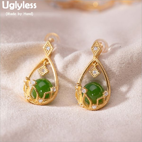 uglyless luxury gold plated stylish palace party dress earrings for women natural jasper balls brincos 925 silver jewelry e1392, Golden;silver
uglyless luxury gold plated stylish palace party dress earrings for women natural jasper balls brincos 925 silver jewelry e1392, Golden;silver