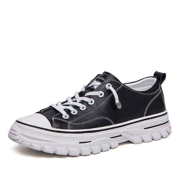 men soft leather casual shoes outdoor breathable flat man shoes men loafers moccasins white sneakers, Black
men soft leather casual shoes outdoor breathable flat man shoes men loafers moccasins white sneakers, Black