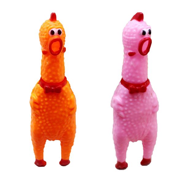 2pcs small screaming rubber chicken squeaky pet tough dog cat chew treat toy gift
2pcs small screaming rubber chicken squeaky pet tough dog cat chew treat toy gift