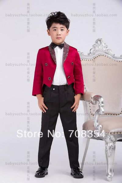 personality elegant fashion rose red boy's wedding suit/boy's cool tuxedo /boy's 4-piece set suit 11, Blue
personality elegant fashion rose red boy's wedding suit/boy's cool tuxedo /boy's 4-piece set suit 11, Blue