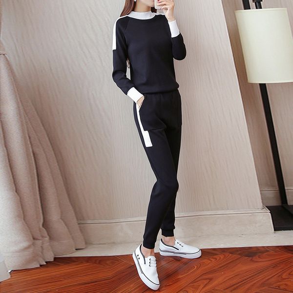 ailegogo 2 two pieces set women tracksuit knitted pullover sweaters deep v-neck long sleeve sweatshirt + pants women's sets, Gray
ailegogo 2 two pieces set women tracksuit knitted pullover sweaters deep v-neck long sleeve sweatshirt + pants women's sets, Gray