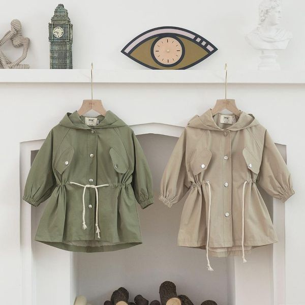 wlg spring autumn girls fashion trench kids khaki green hooded long style trench coat baby fashion all match clothes 1-6 years, Blue;gray
wlg spring autumn girls fashion trench kids khaki green hooded long style trench coat baby fashion all match clothes 1-6 years, Blue;gray