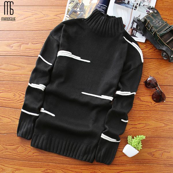 manoswe pullovers men knitted sweater jumper fashion slim fit long sleeve casual turtleneck splice jumper oversize, White;black
manoswe pullovers men knitted sweater jumper fashion slim fit long sleeve casual turtleneck splice jumper oversize, White;black