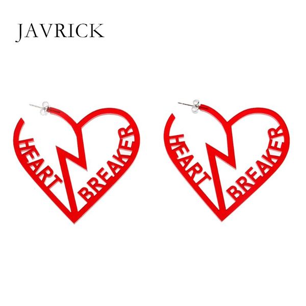 red puzzles broken heart acrylic big heart hoop earrings women fashion jewelry lady ear accessories girls gift, Golden;silver
red puzzles broken heart acrylic big heart hoop earrings women fashion jewelry lady ear accessories girls gift, Golden;silver