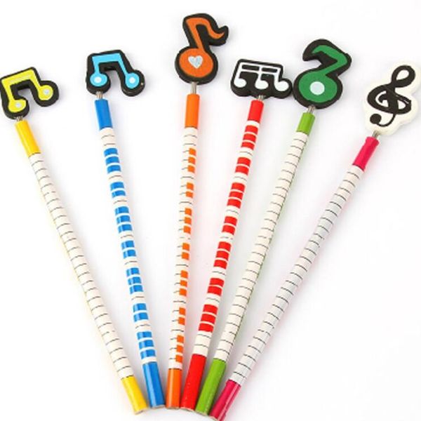 12pcs/lot creative music symbol modeling colorful pencils students gift stationery 
12pcs/lot creative music symbol modeling colorful pencils students gift stationery