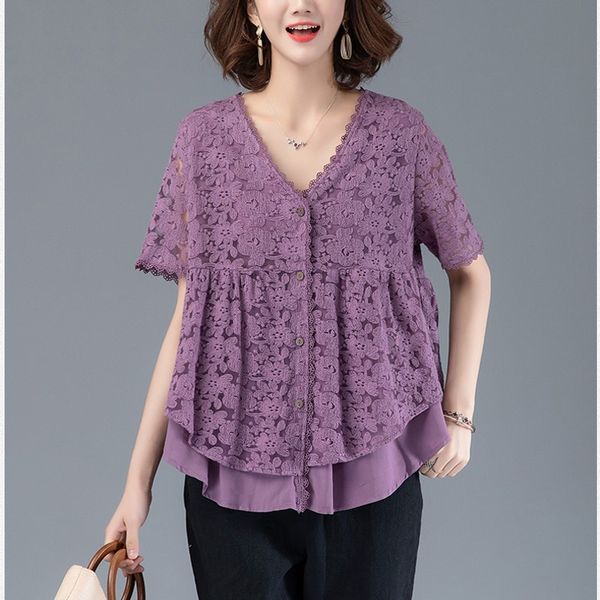 summer lace crochet blouse women's 3/4 flare sleeve hollow out shirts female bohemian solid beach blusas robe femme v-neck, White
summer lace crochet blouse women's 3/4 flare sleeve hollow out shirts female bohemian solid beach blusas robe femme v-neck, White