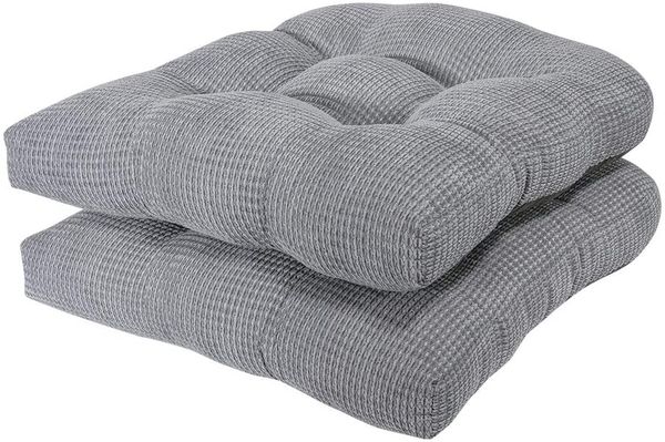chair pad seat cushion, memory foam, non-skid backing, durable fabric, superior comfort and softness, 16 x 16 inches (gray, set of 2
chair pad seat cushion, memory foam, non-skid backing, durable fabric, superior comfort and softness, 16 x 16 inches (gray, set of 2
