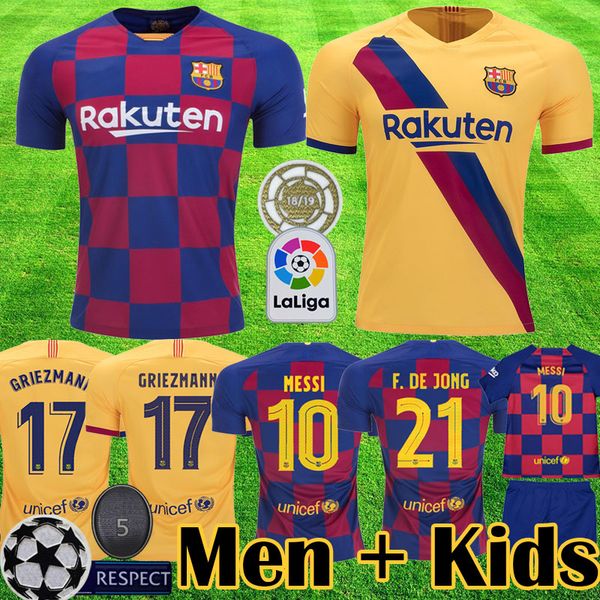 2019 2020 barcelona me i griezmann occer jer ey barca font f de jong football hirt football jer ey new equipment 19 20 kid kit uniform
2019 2020 barcelona me i griezmann occer jer ey barca font f de jong football hirt football jer ey new equipment 19 20 kid kit uniform