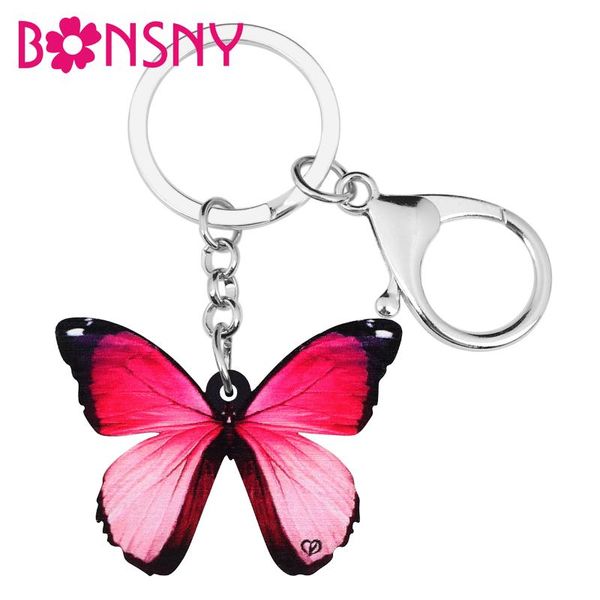 acrylic red morpho butterfly keychains big insec animal keyring jewelry for women girls spring charm bag car accessories, Silver
acrylic red morpho butterfly keychains big insec animal keyring jewelry for women girls spring charm bag car accessories, Silver